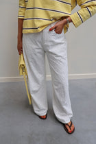 Alexe broderie jeans wit