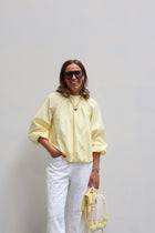 PRE-ORDER Rio open rug blouse geel