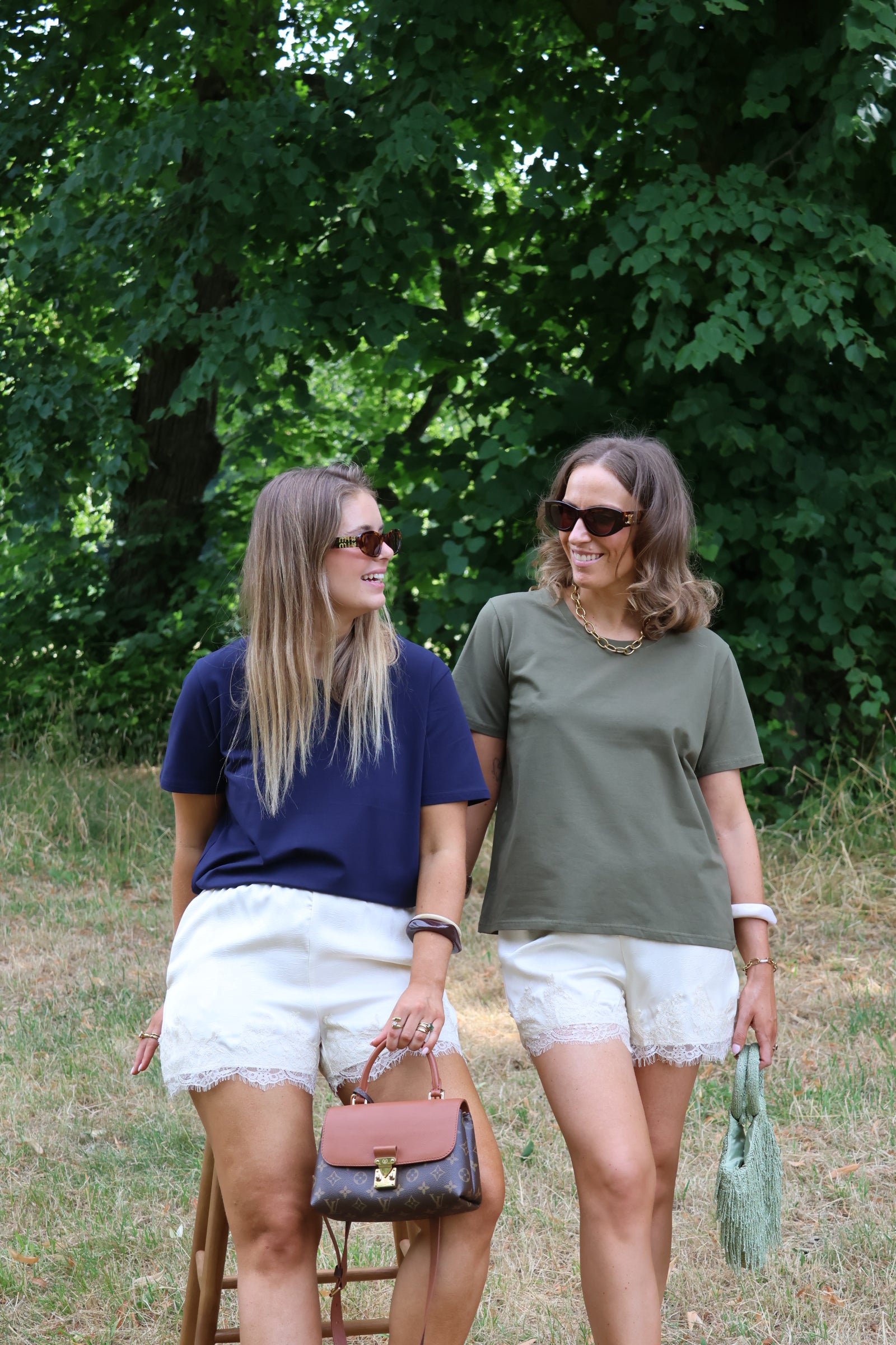 Belle T-shirt marine