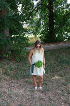 Pippa halter jurk groen