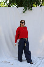 Veerle pantalon marine