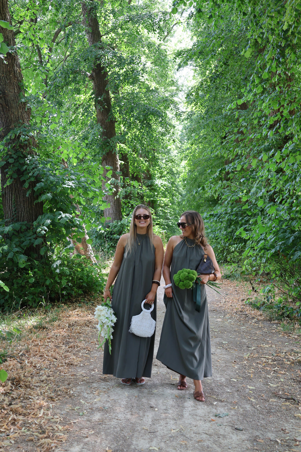 Helena maxi halterjurk kaki