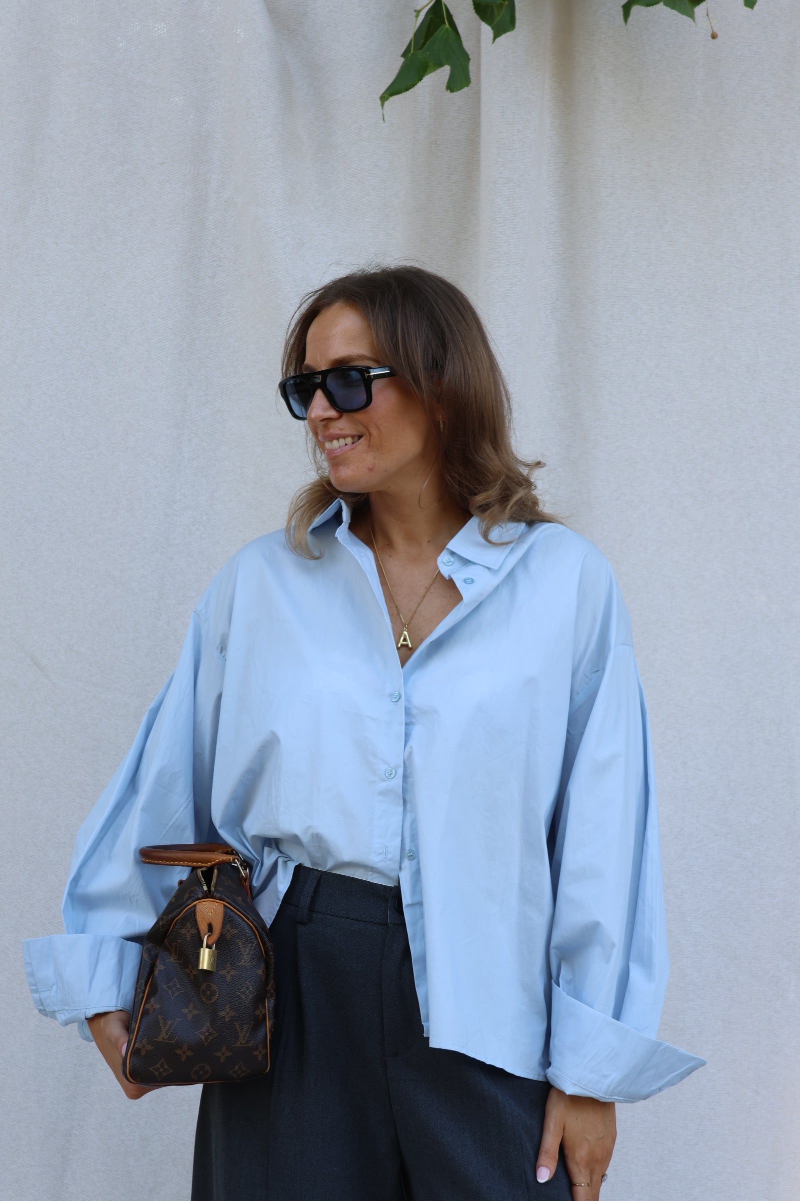 Pip hemdje met detail blauw