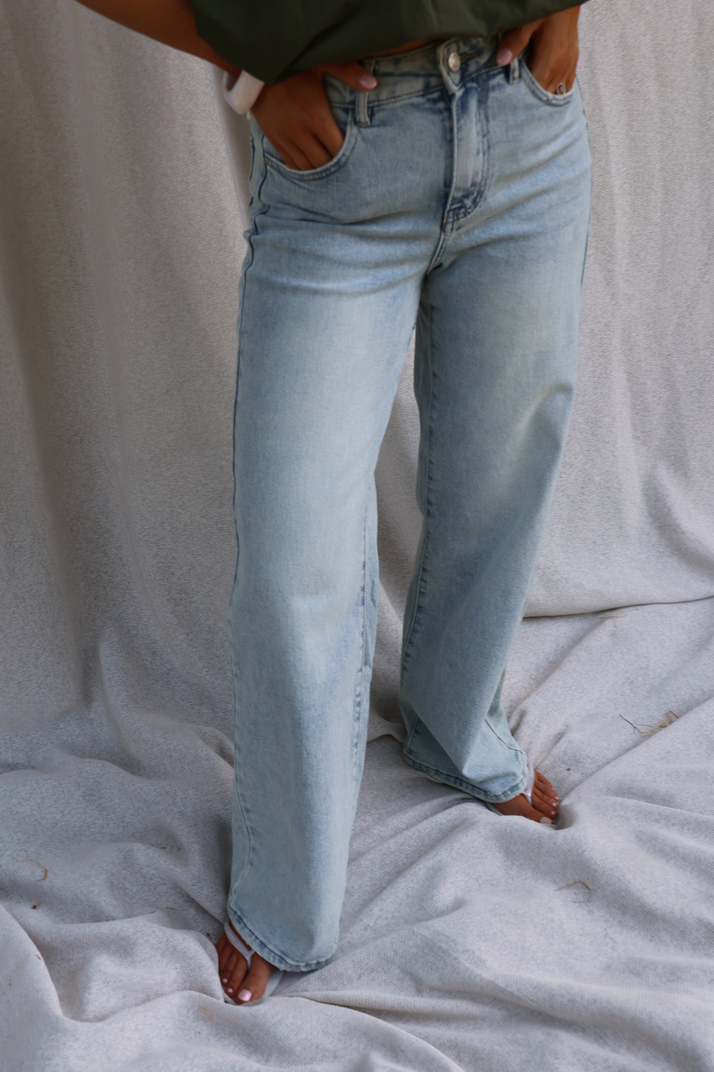 Nel wide leg jeans