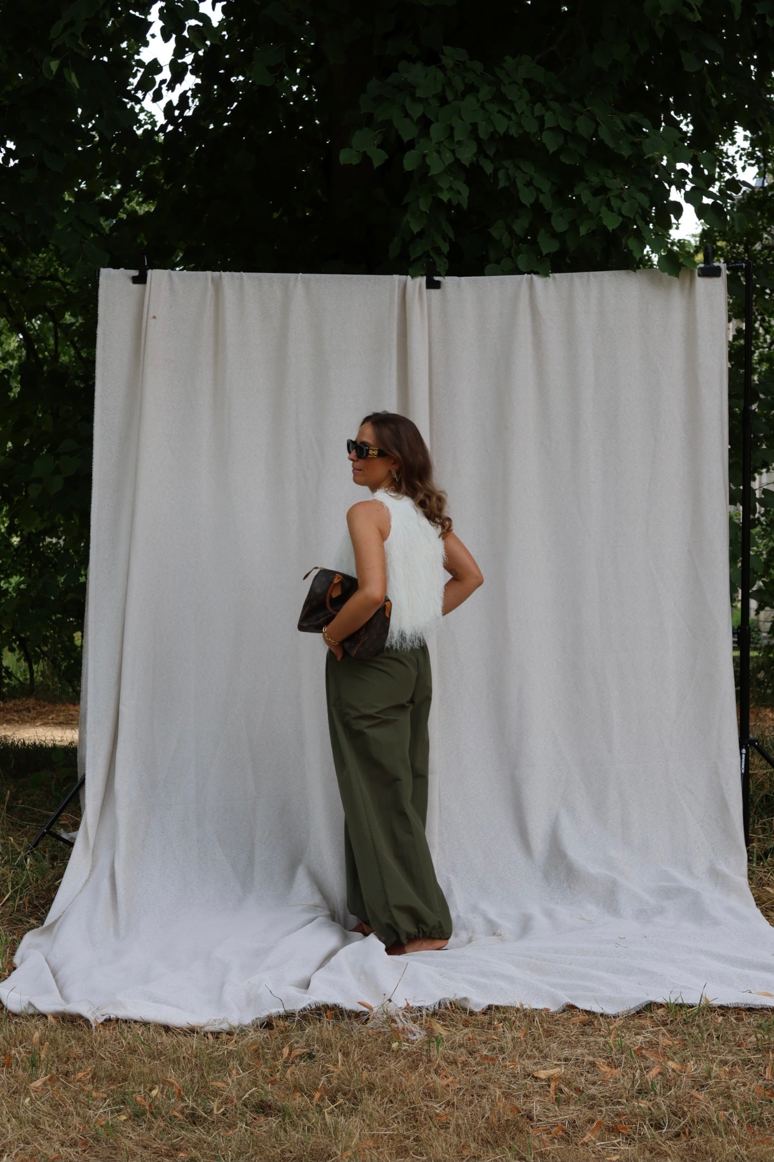 Isa fringe top créme