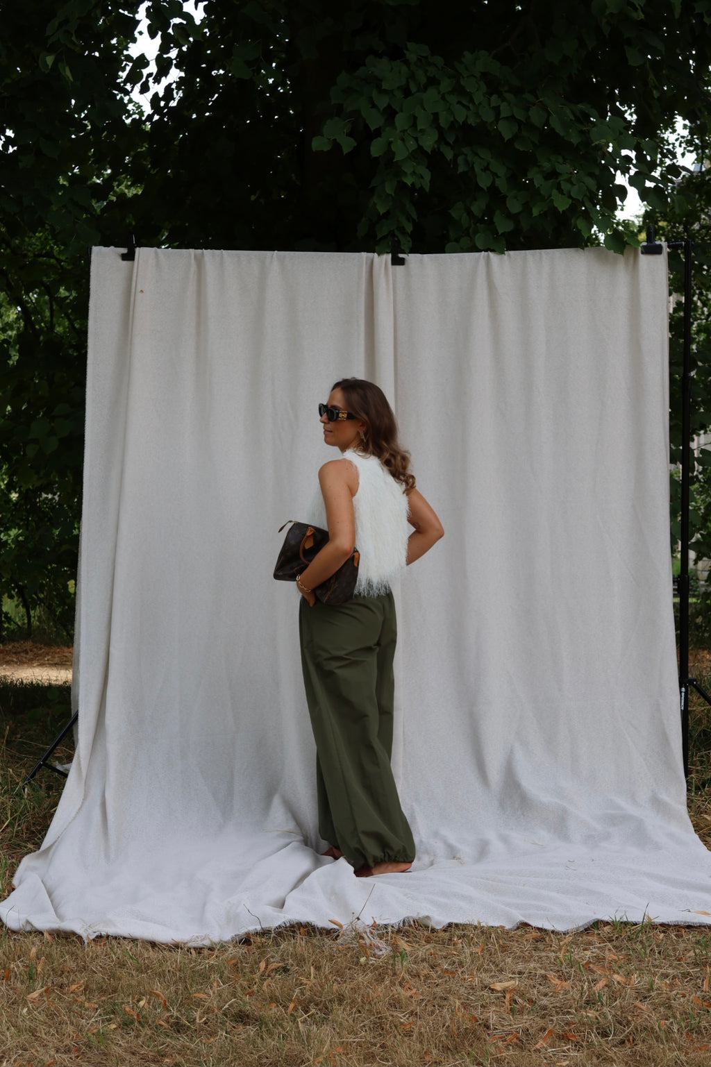 Dona parachute pantalon