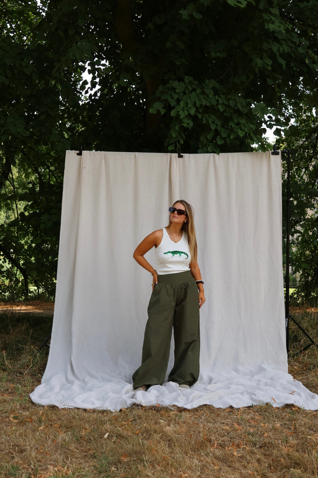 Dona parachute pantalon
