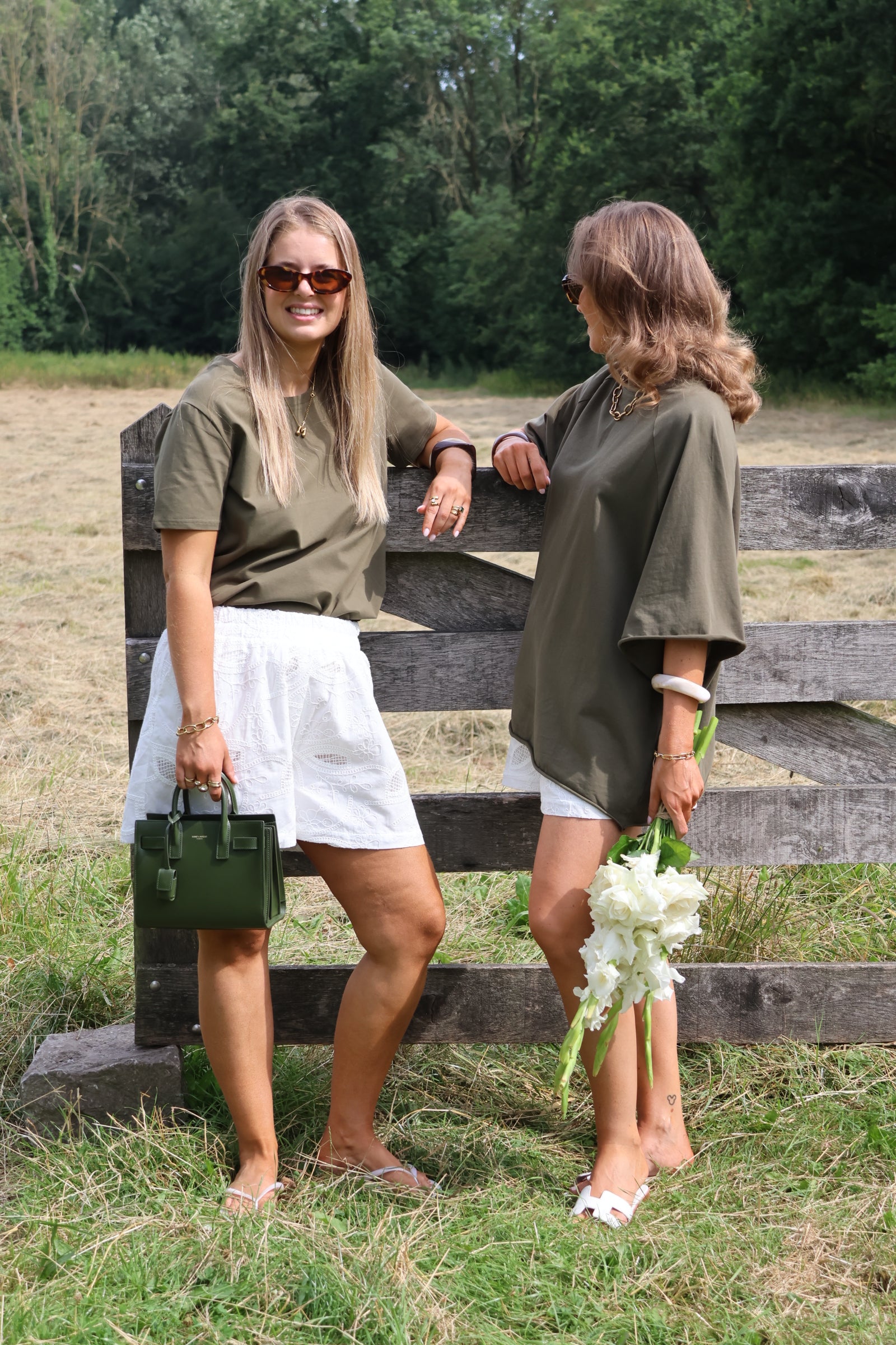 Romy broderie short wit