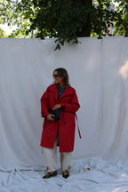 Chiara trenchcoat rood