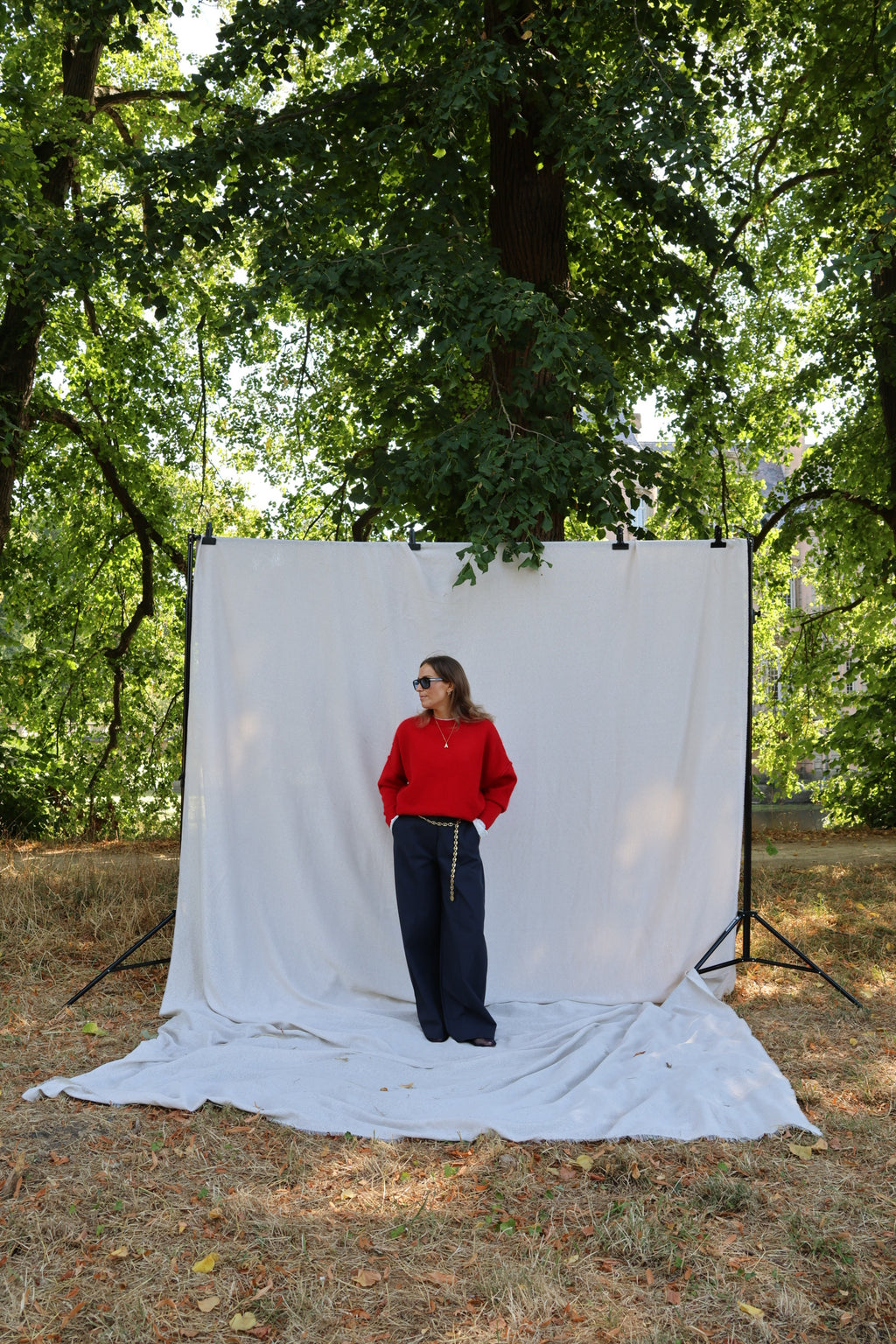 Veerle pantalon marine