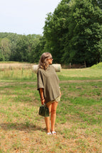 Liv lace short groen