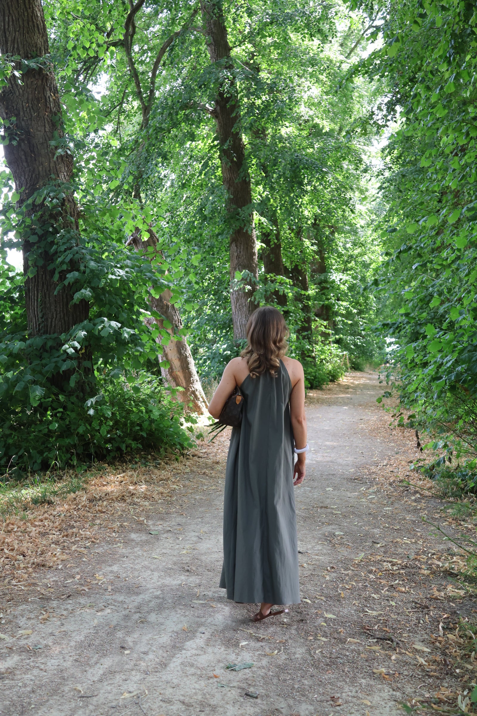 Helena maxi halterjurk kaki