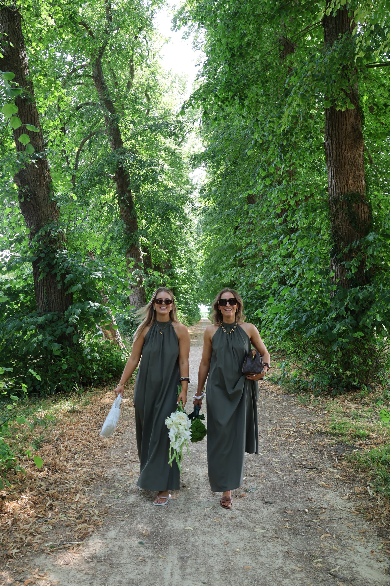 Helena maxi halterjurk kaki