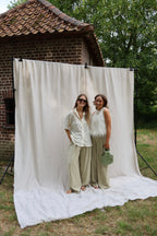 Evy pantalon met plooidetail