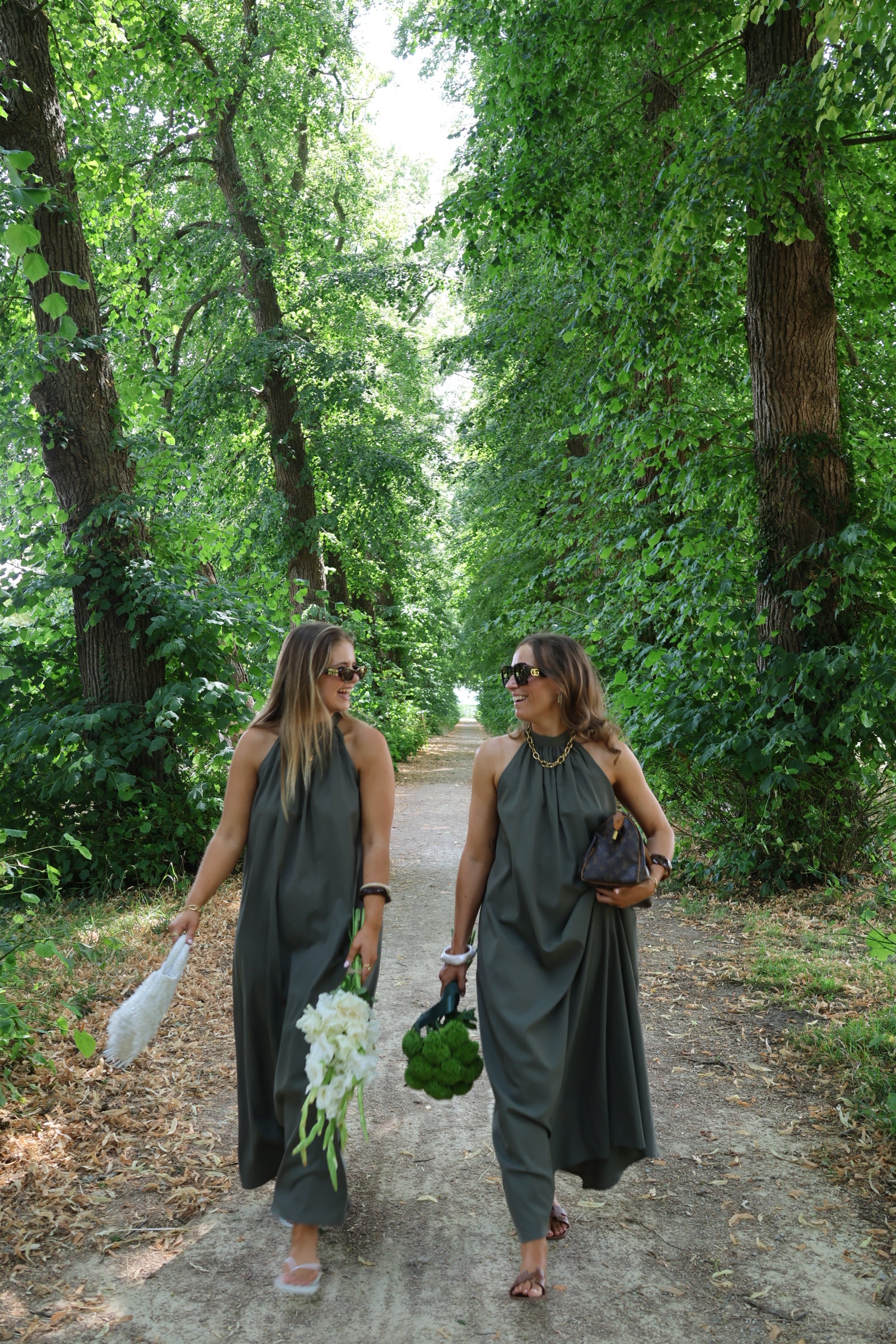 Helena maxi halterjurk kaki