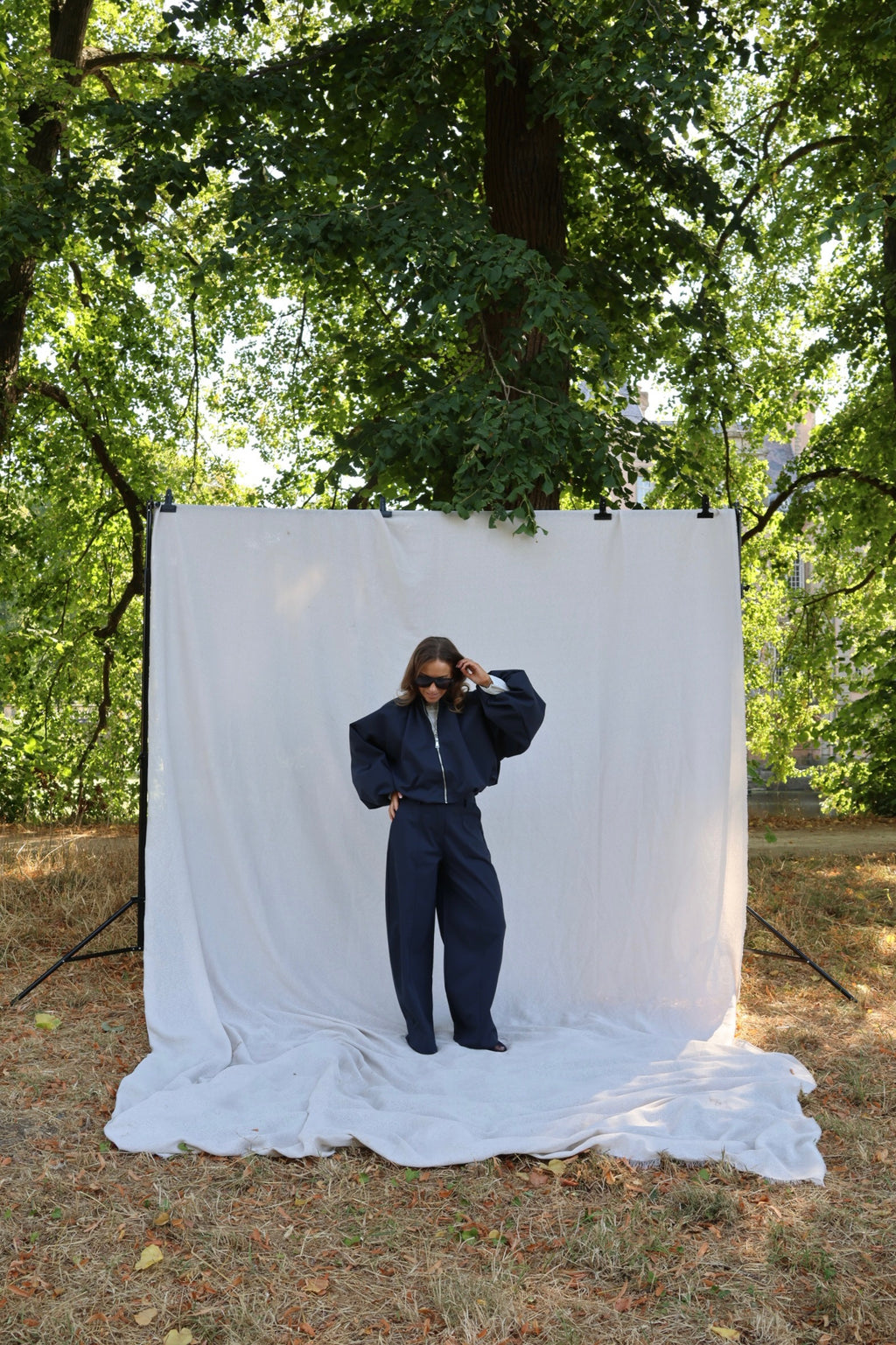 Veerle pantalon marine
