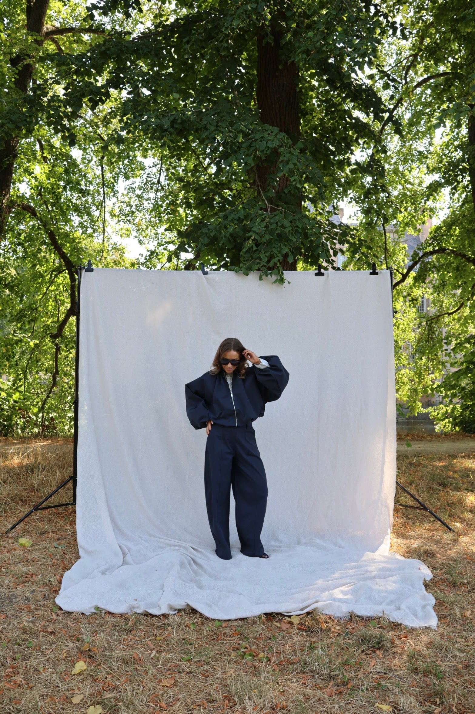 Veerle pantalon marine