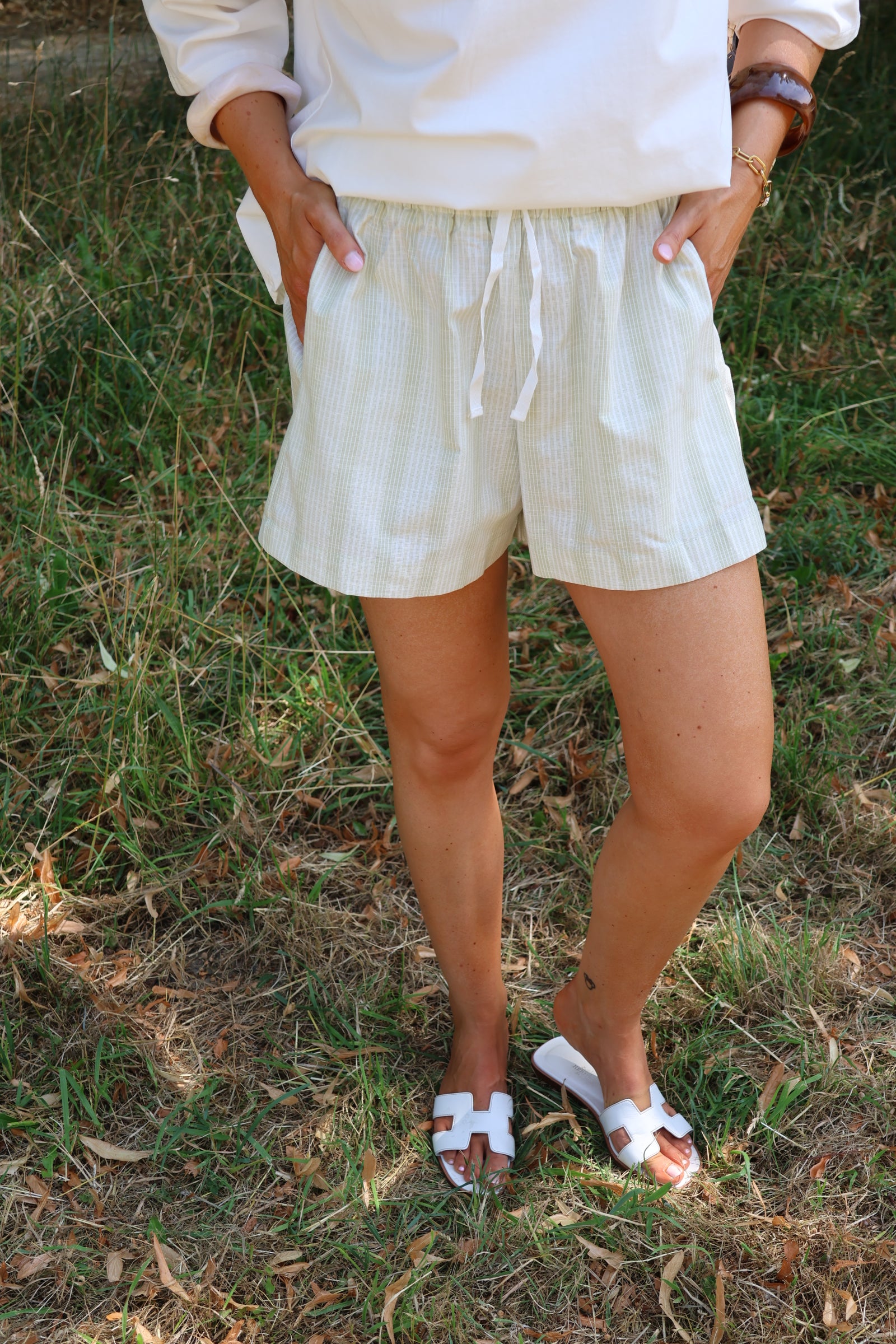 Renée gestreepte short