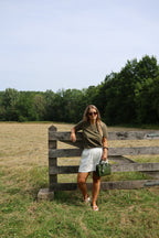 Romy broderie short wit