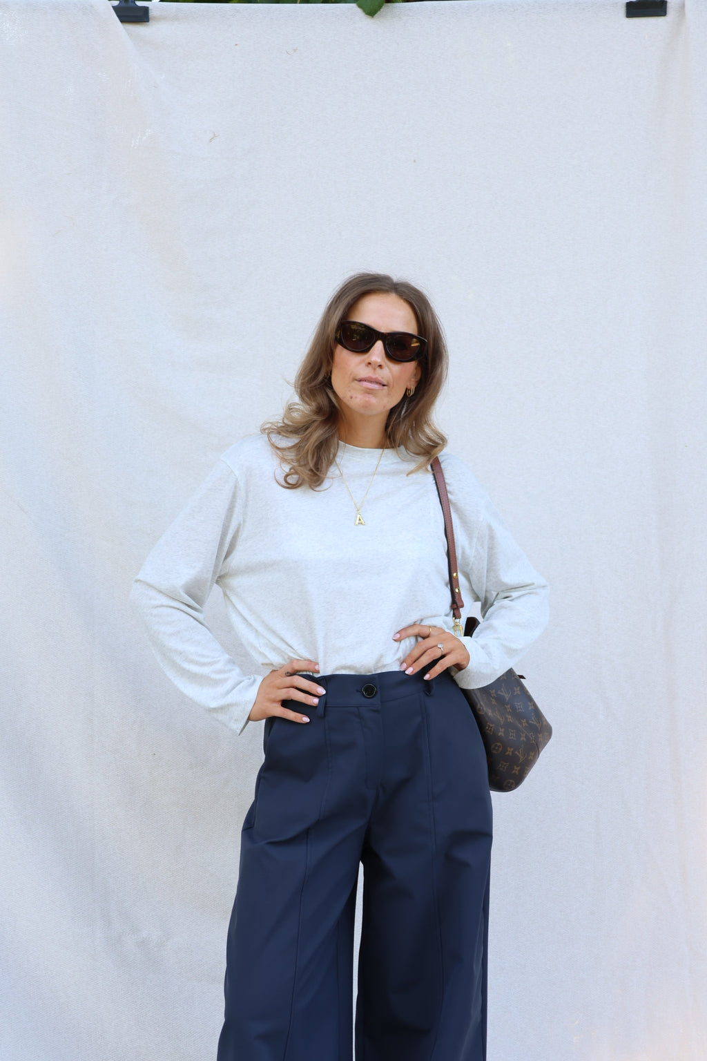 Aster longsleeve grijs