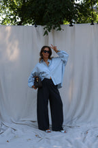 Pip hemdje met detail blauw