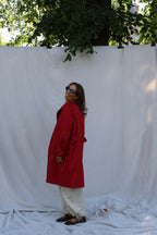 Chiara trenchcoat rood