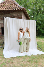 Evy pantalon met plooidetail