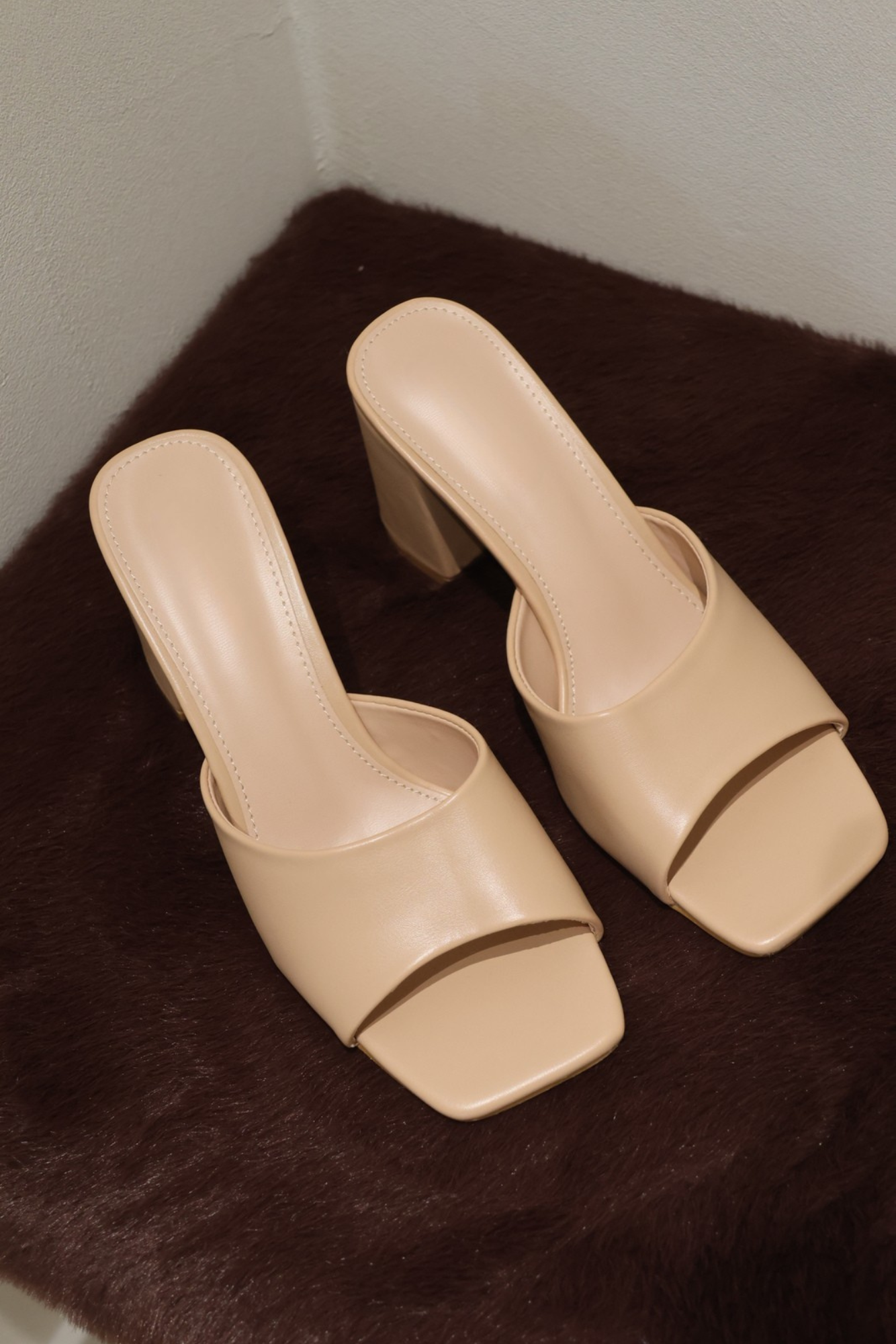 Alexa beige sandaal blokhak
