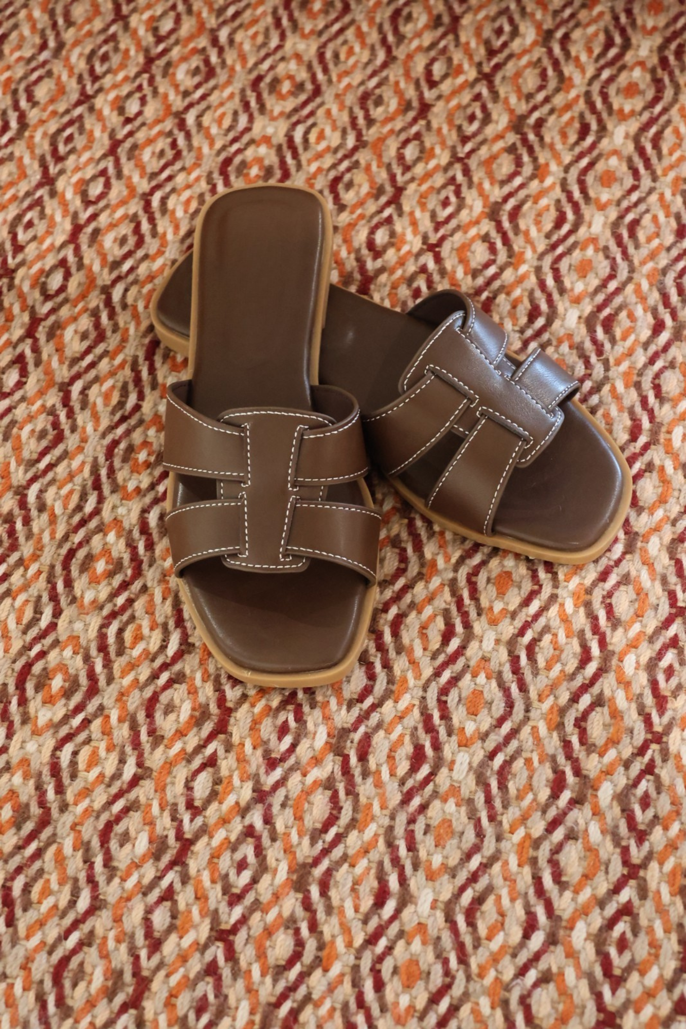 Amandine bruine slipper