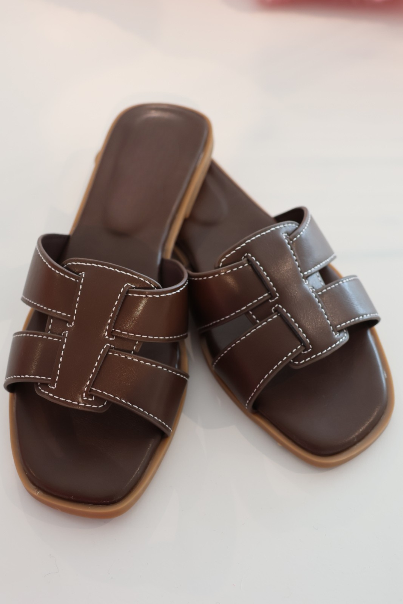 Amandine bruine slipper