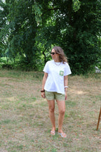 Liv lace short groen