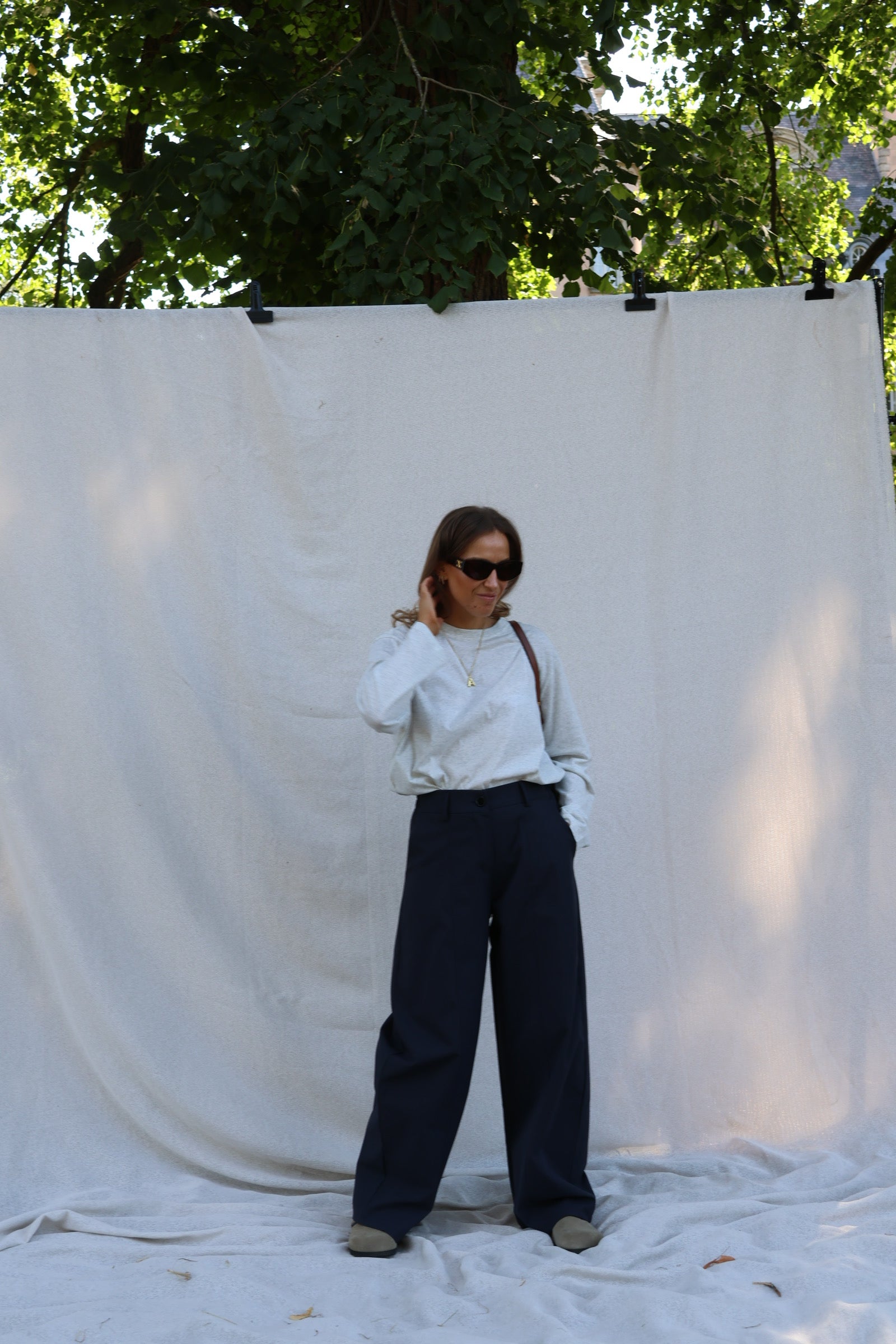 Aster longsleeve grijs