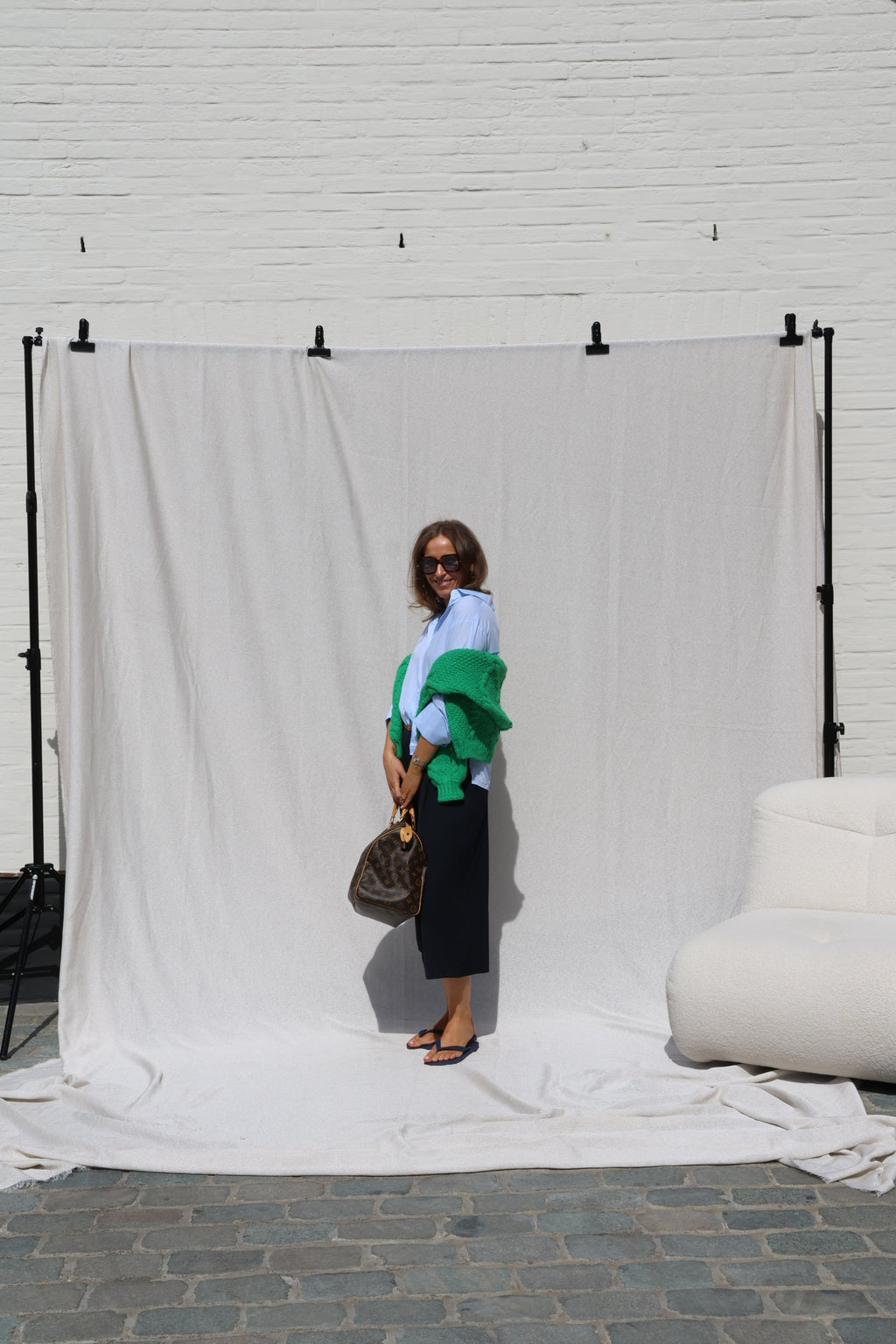 Joanne cable knit groen