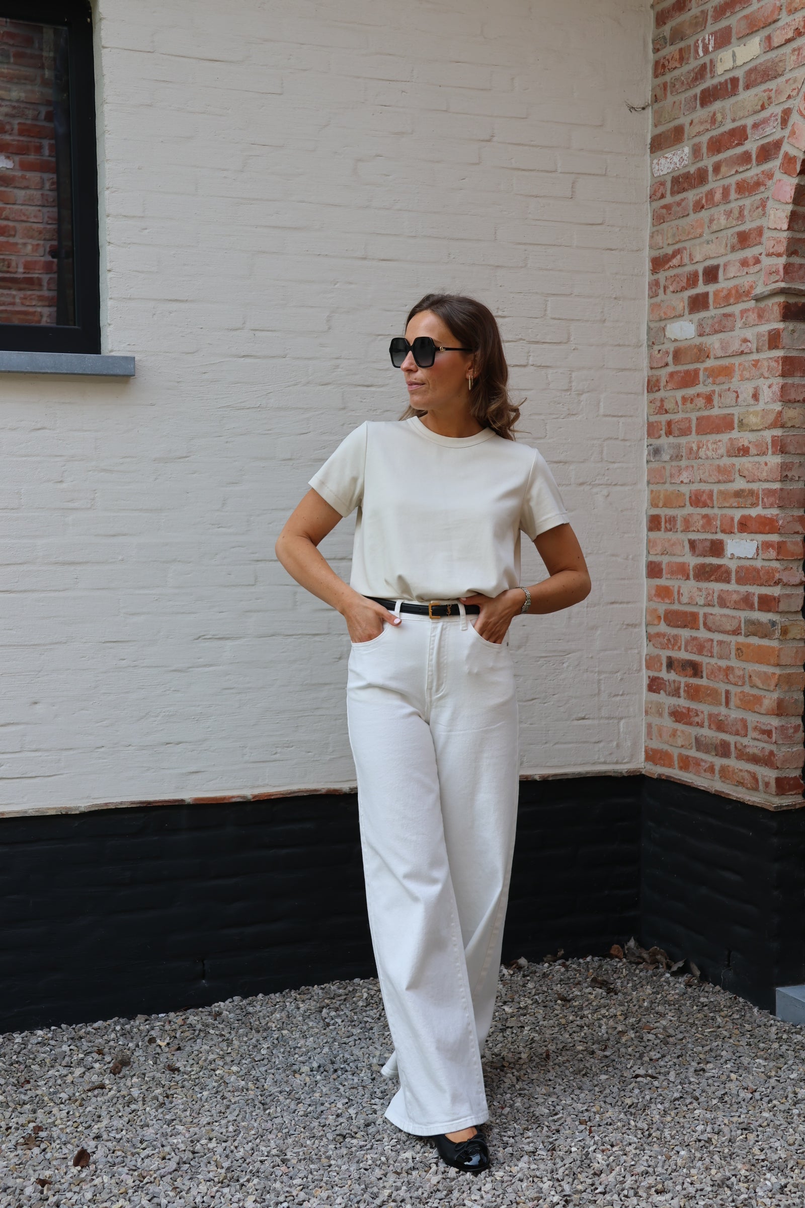 Marie musthave T-shirt beige