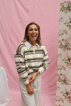 Penelope polo roze/groen