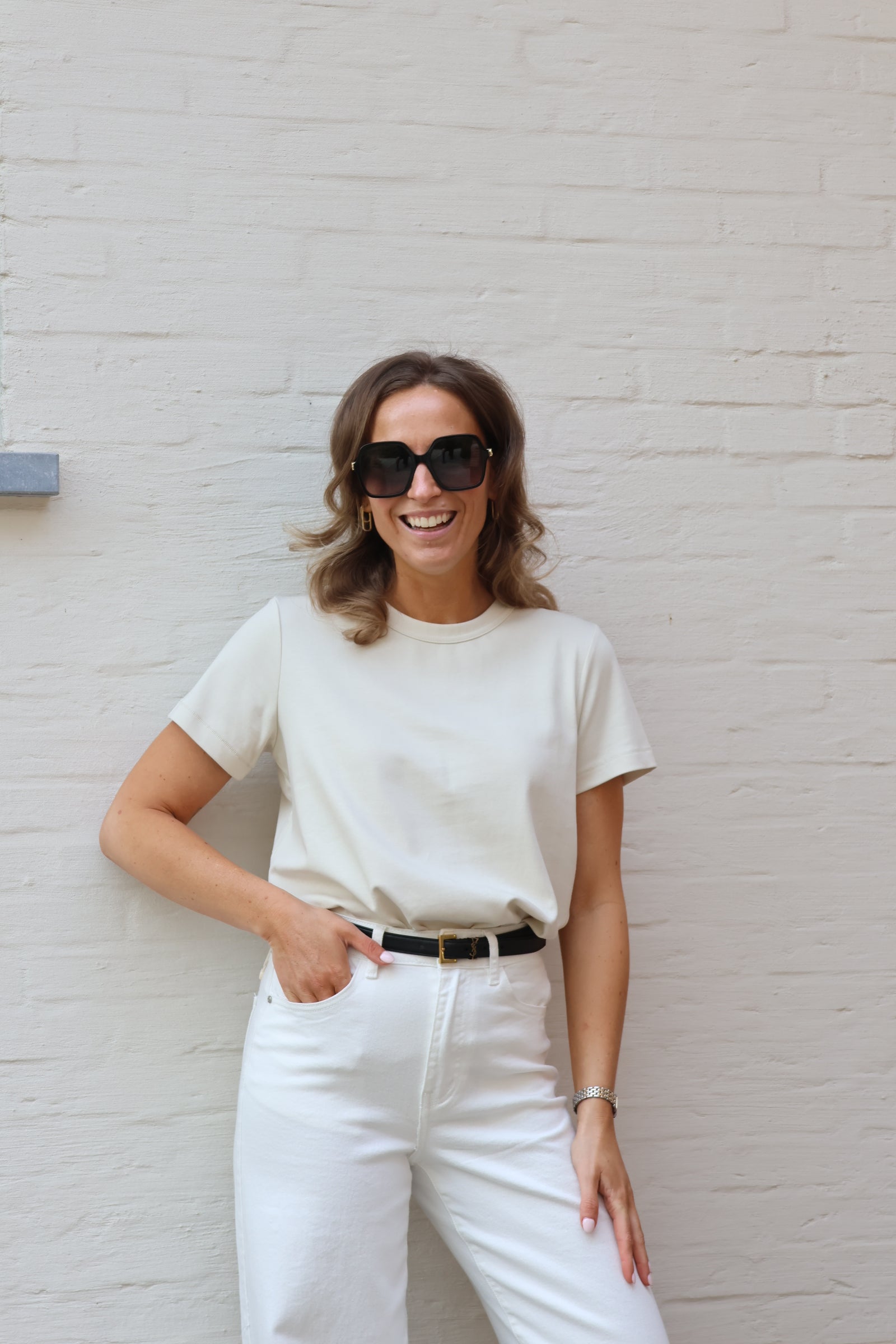 Marie musthave T-shirt beige