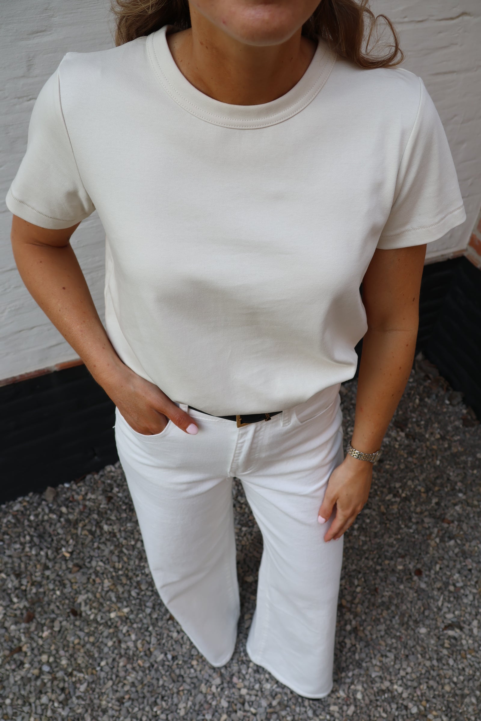 Marie musthave T-shirt beige