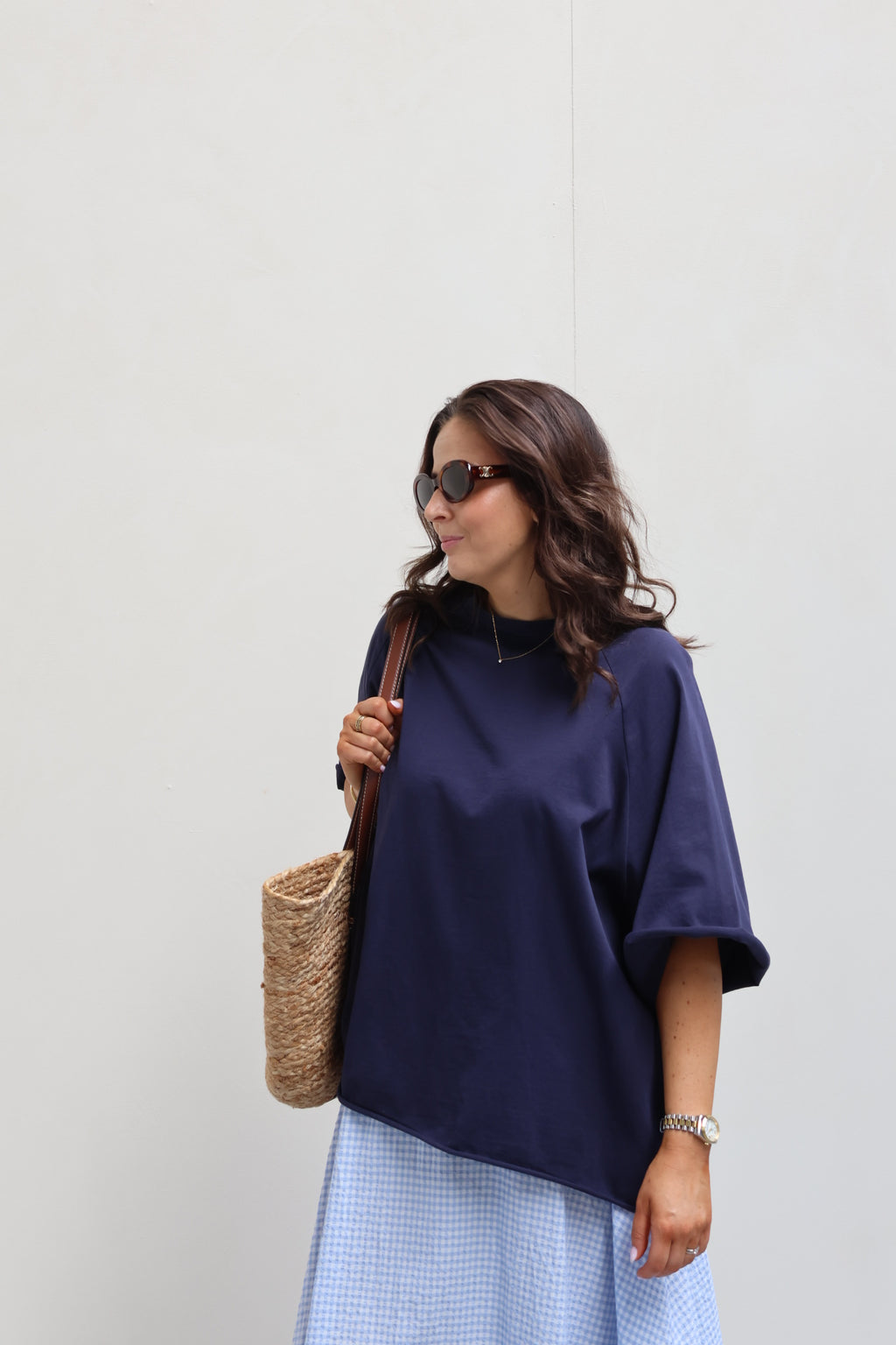Gulia oversized T-shirt marine