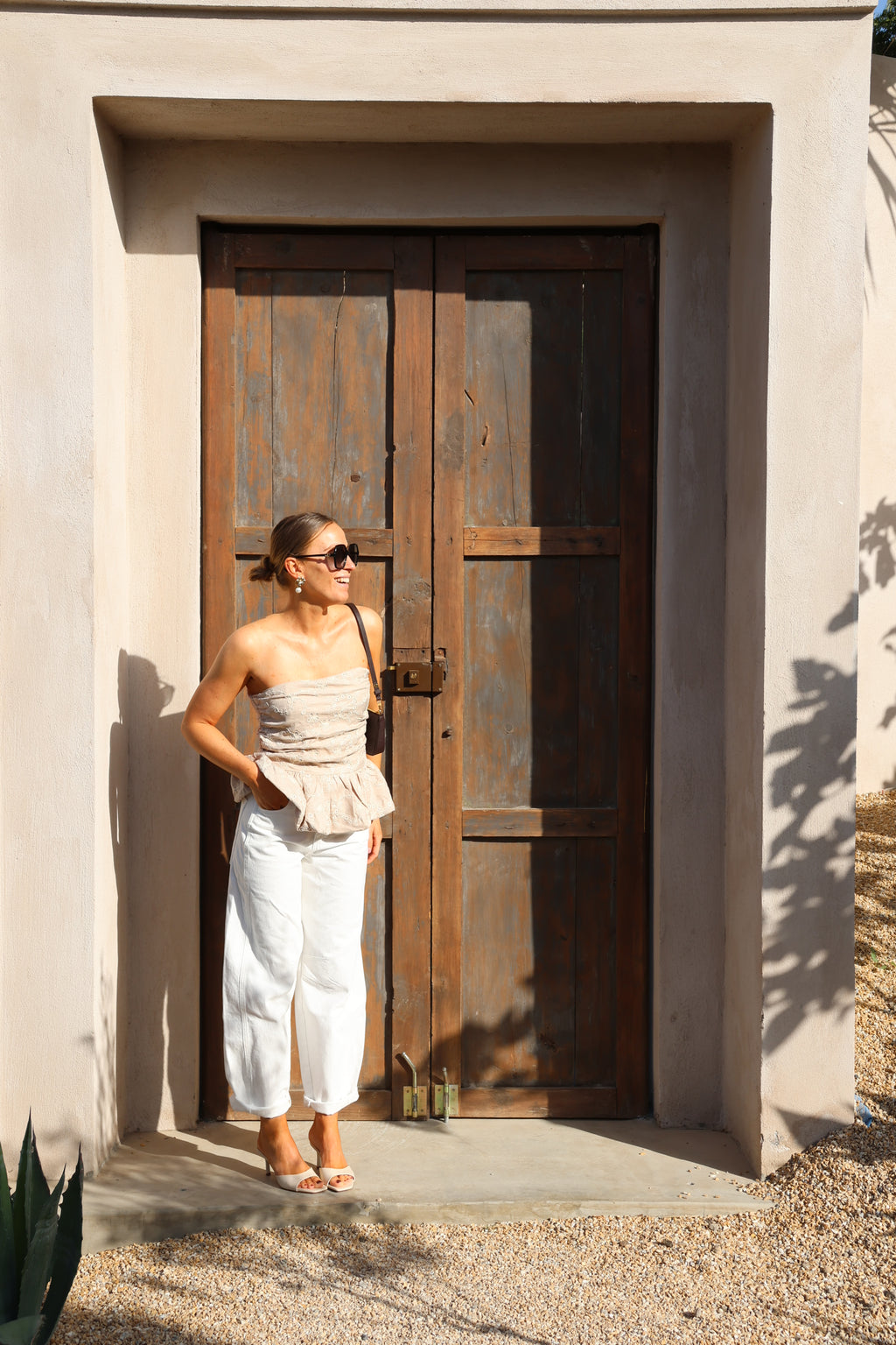 Justine broderie top