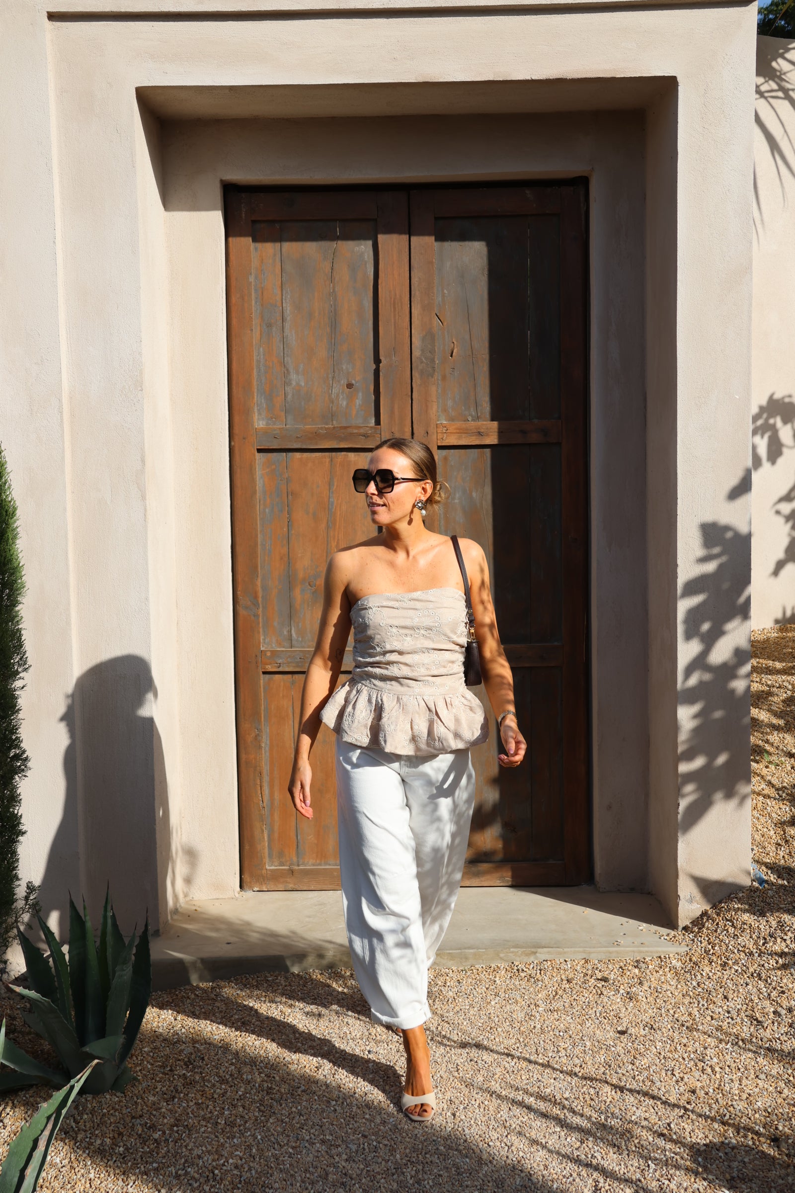 Justine broderie top