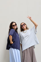 Gulia oversized T-shirt marine