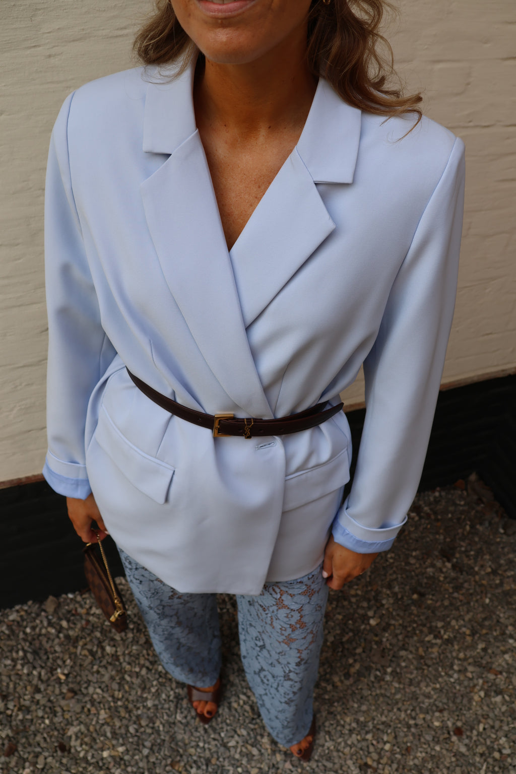 Helena blazer lichtblauw