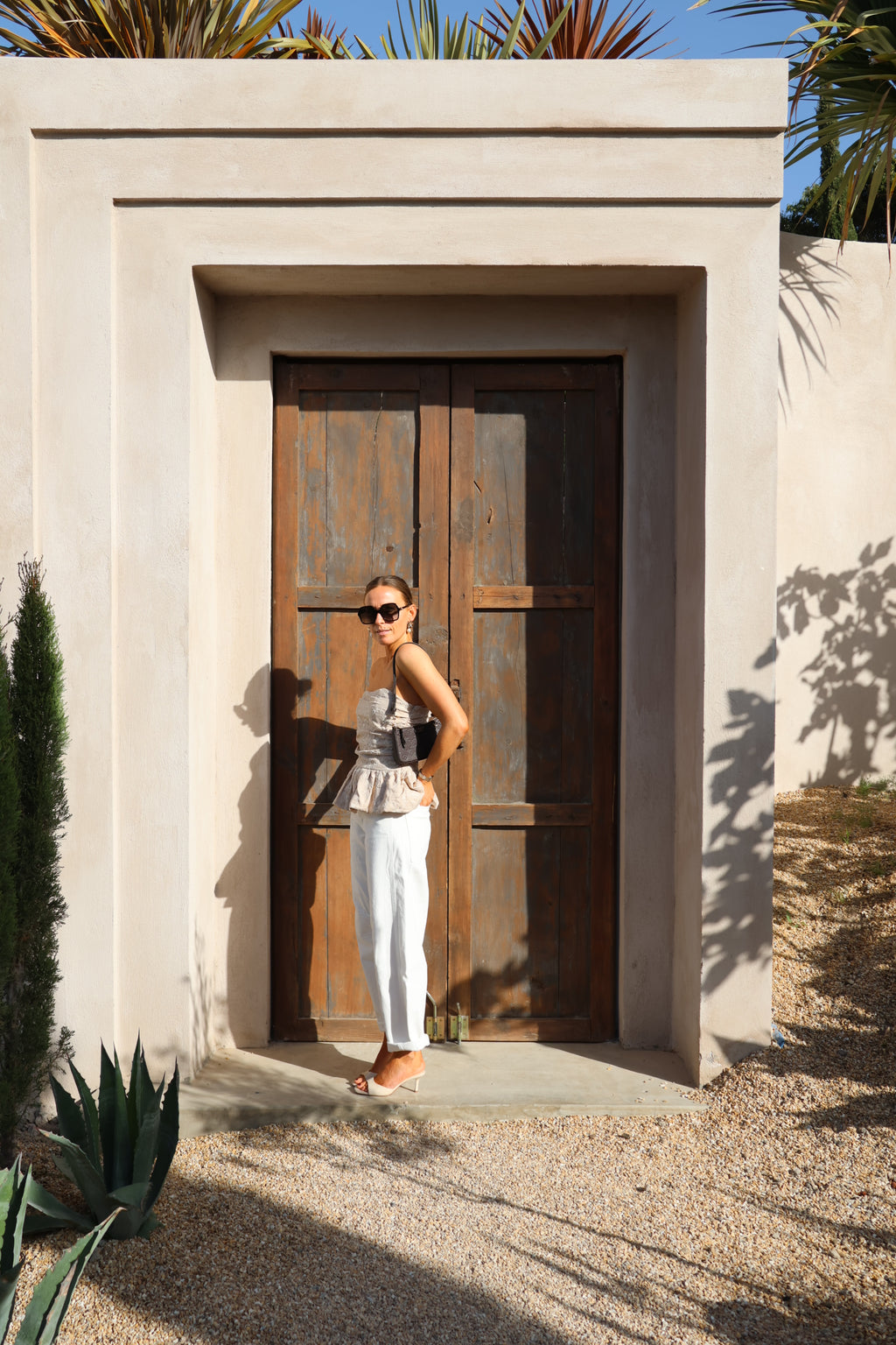 Justine broderie top