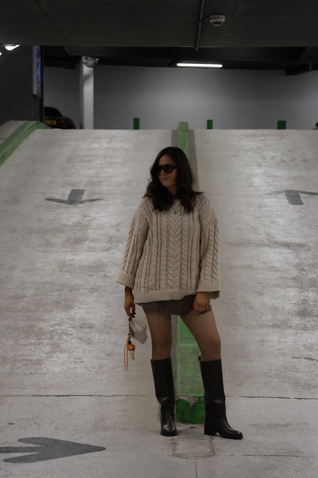 Romée cable knit beige