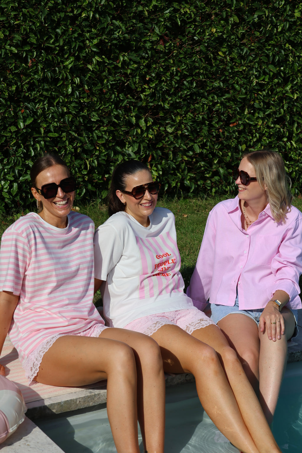 Millie cropped hemdje roze