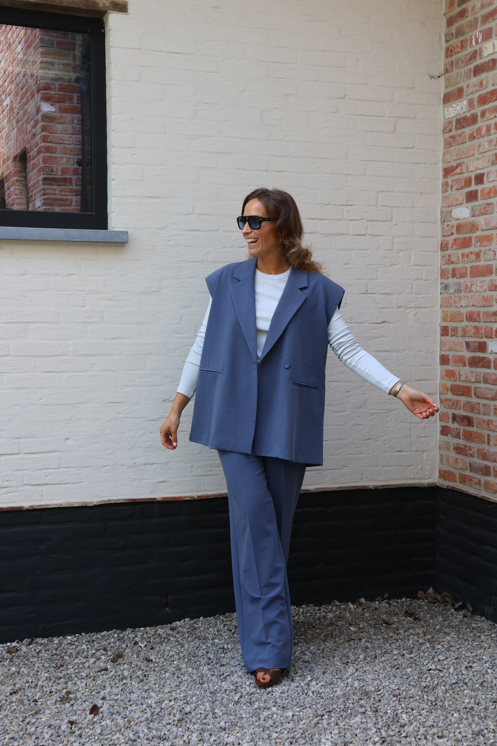 Vienna pantalon blauw