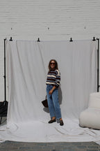PRE-ORDER Mauren striped polo knit