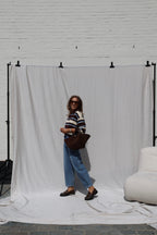 PRE-ORDER Mauren striped polo knit