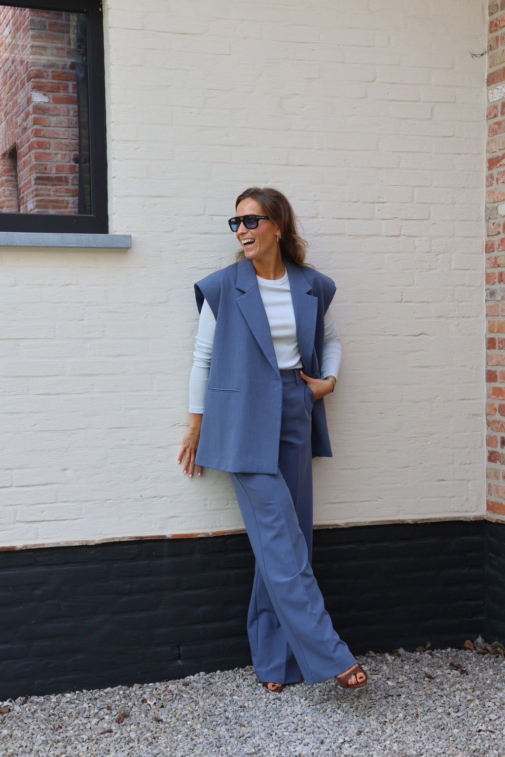 Vienna pantalon blauw