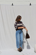 PRE-ORDER Mauren striped polo knit